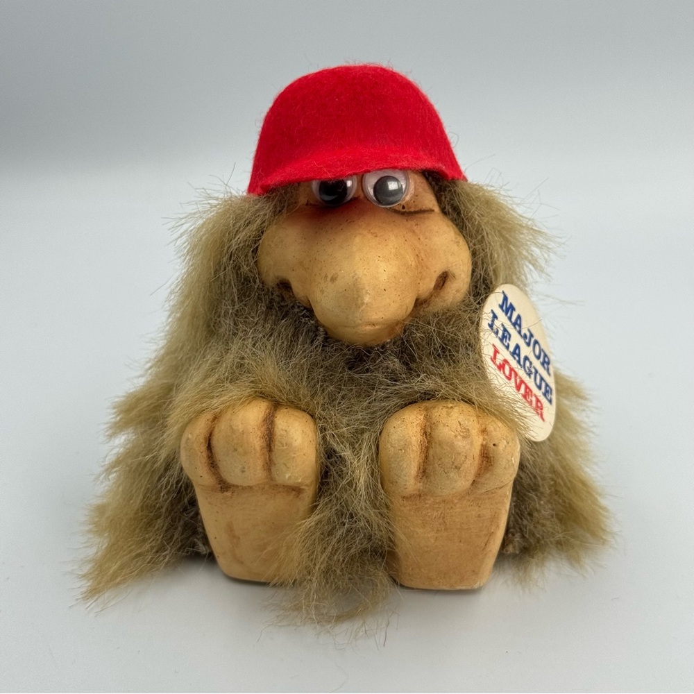 Vintage Paula 1987 80s Ugly Troll Gnome Figurine Doll Major League Lover
